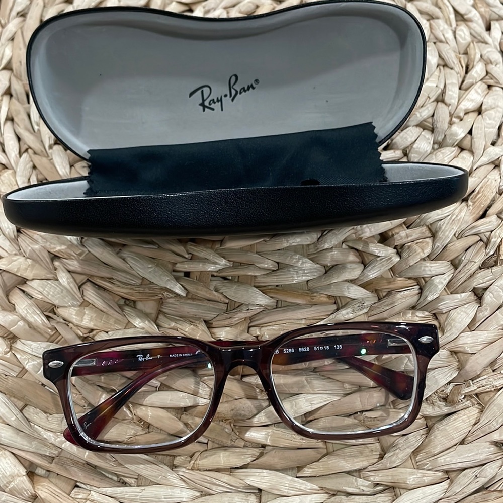 Ray Ban eyeglasses RX pink tortoiseshell